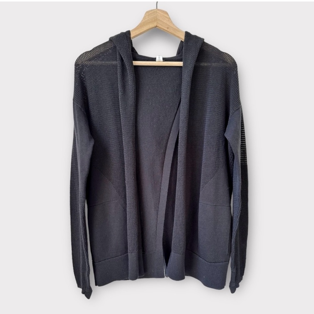 Lululemon Still Movement Wrap Split Back Cardigan Sweater, size 8
